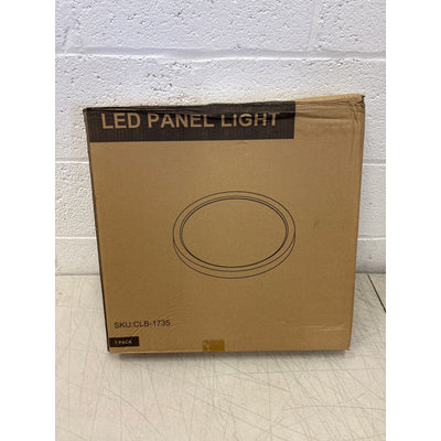 Hykolity 18" LED Round Flat Panel Light, White, 32W, 3200lm, 3000K/4000K/5000K