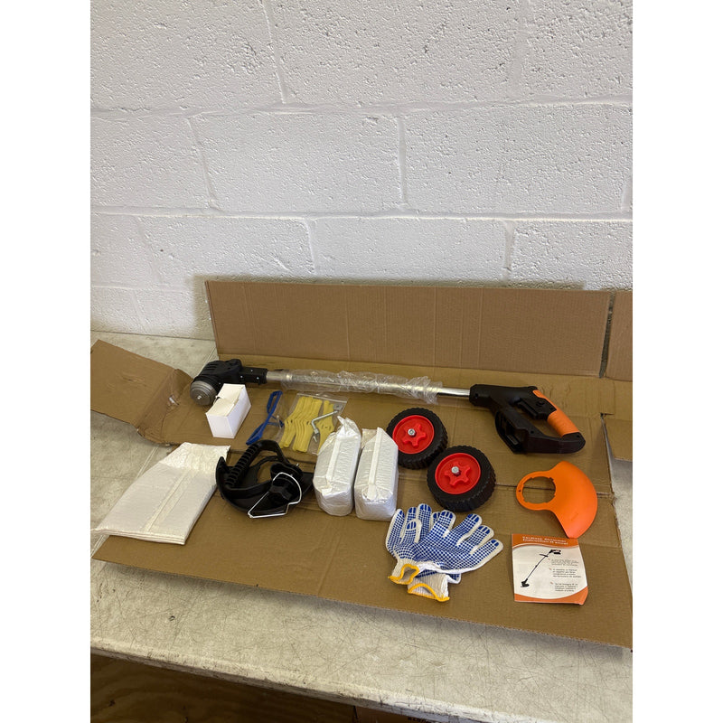 Layuni Cordless Lithium Electric Lawn Mower, Weed Wacker, Edger, 21 V 4.0 Ah