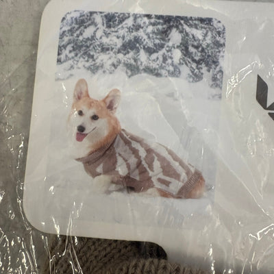 Koolaburra UGG Pet Owen Mildura Dog Sweater 17-18" Collar Abstract Stripes Large