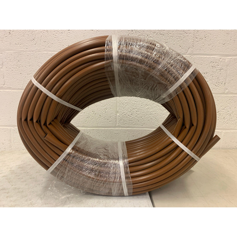Tubería de polietileno en blanco DIG marrón para riego por goteo B37-700B de 1/2 pulg. y 500 pies de largo