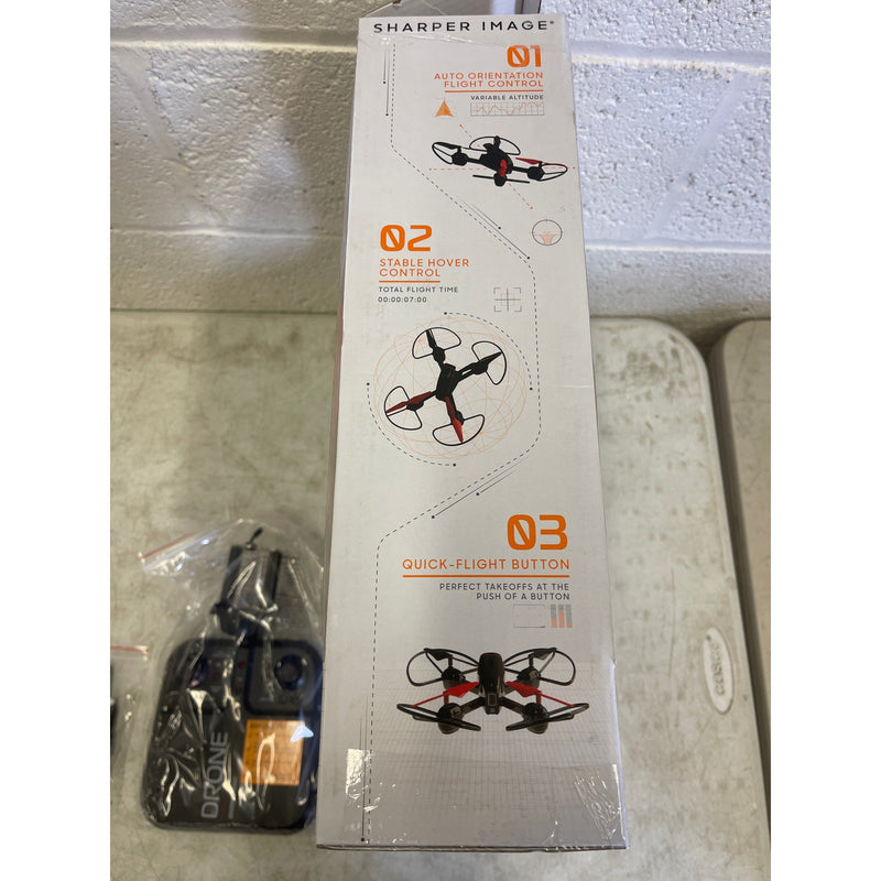 Sharper Image Drone Mach X Outdoor Video Streaming Camera 200 Ft Range - Black