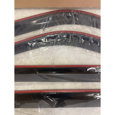 YQAUTEC Window Rain Guards Shield X00465D783 SEE DETAILS FOR COMPATIBLE CARS