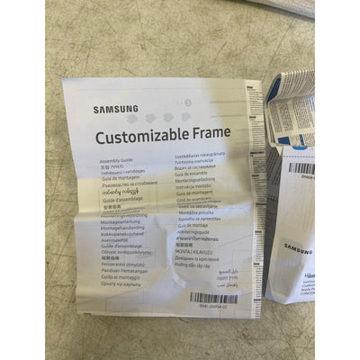 Samsung - 50” The Frame Customizable Bezel - Modern Brown - VG-SCFA50BWBZA