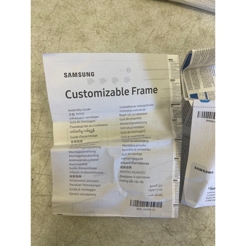 Samsung - 50” The Frame Customizable Bezel - Modern Brown - VG-SCFA50BWBZA