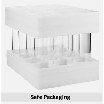 12-Pack 10” x 3.25" Clear Glass Cylinder Candle Holders, Vases, Home Decorations