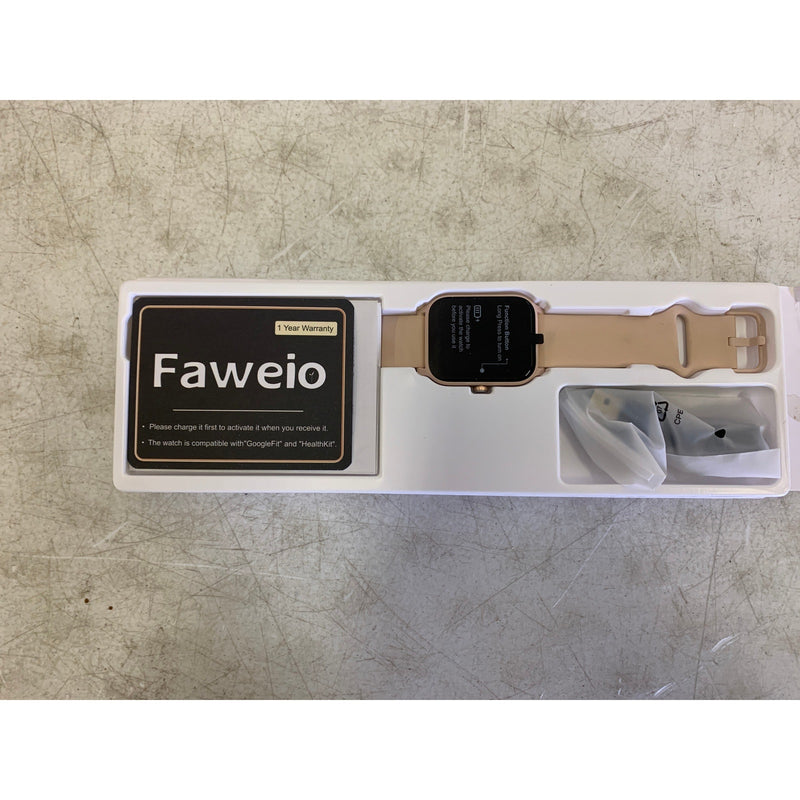 Faweio Smart Watch Alexa Built-in Smartwatch Answer/Make Calls,1.8" HD, Pink