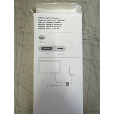 Apple - Lightning Digital A/V Adapter - White