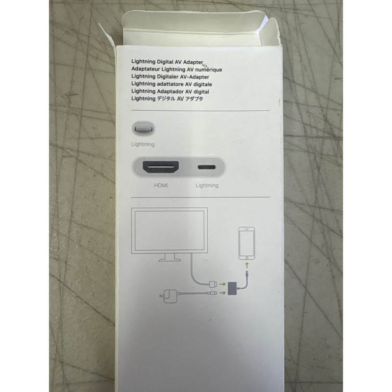 Apple - Lightning Digital A/V Adapter - White
