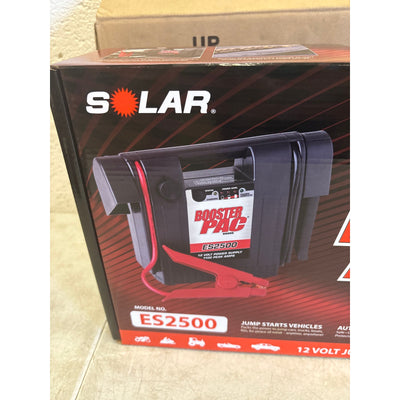 Clore Automotive Booster PAC ES2500 1100 Peak Amp 12V Jump Starter, 900 Amps