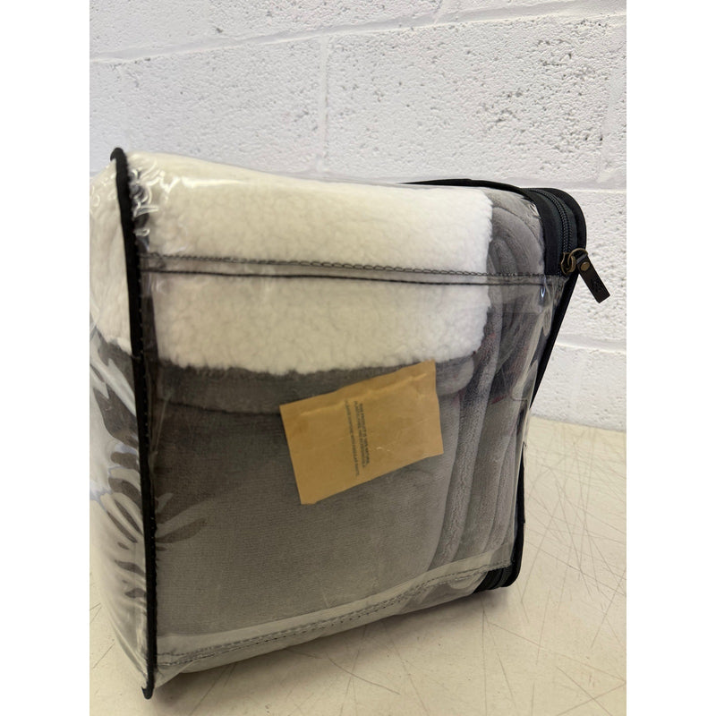 UGG Avalon Full/Queen Reversible Blanket (90in x 90in) - Metal Grey