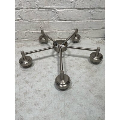 19.75" 5-Light Brushed Nickel Shaded Chandelier, KICHLER Winslow SEE DETAILS