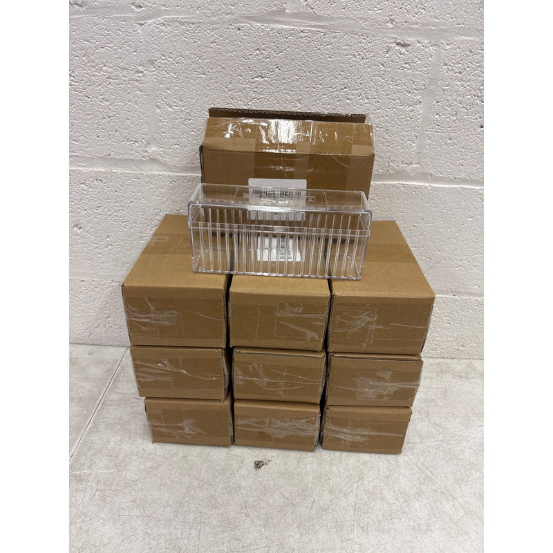 12-Pack Mingt Clear Plastic Coin Storage Box Case 8.5”x2.7”x3.8” 20 Coin Slots