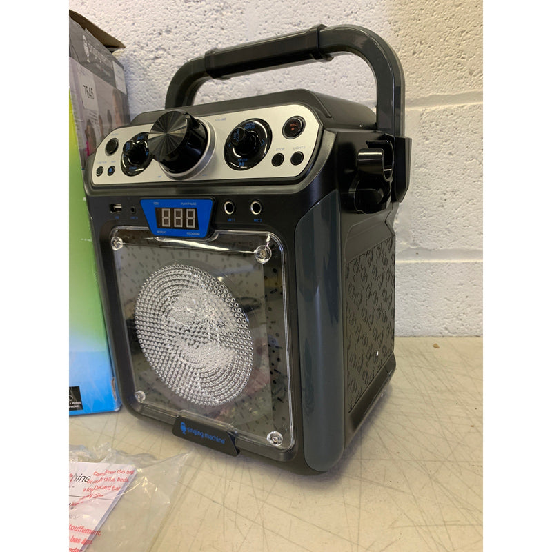 Singing Machine Groove Cube Hype Bluetooth, Stand Alone Karaoke Machine