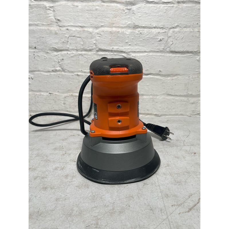 RIDGID Corded 6" Variable-Speed Dual Random Orbital Sander w Sandpaper, Corded