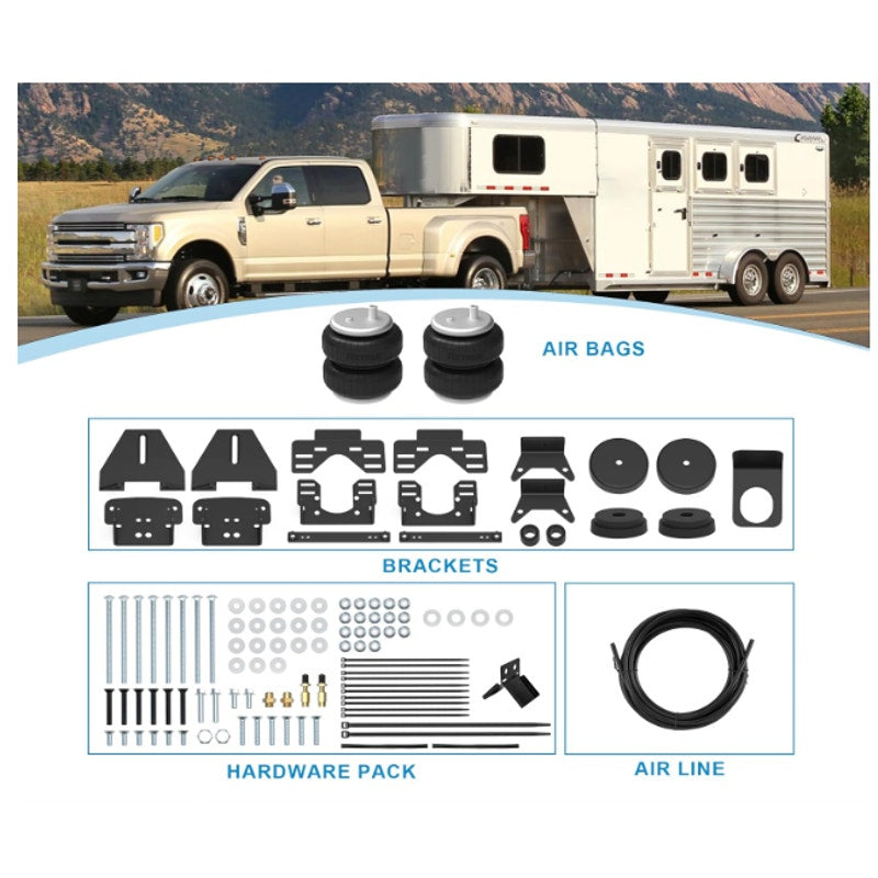 RETRUE Rear Air Bags Suspension Kit for 2017-2023 Ford F250 F350 F450 Truck