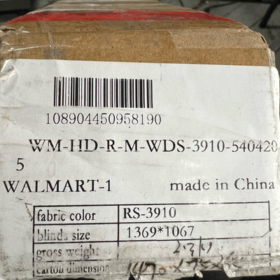 Set-of-2 54" W x 42" L Keego Roller Shades, Room Darkening, Gray / Off White