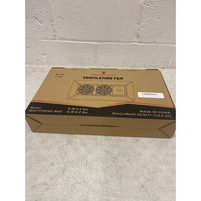 Abestorm Crawlspace Ventilation Fan w Humidistat & Thermostat, 220CM Electric