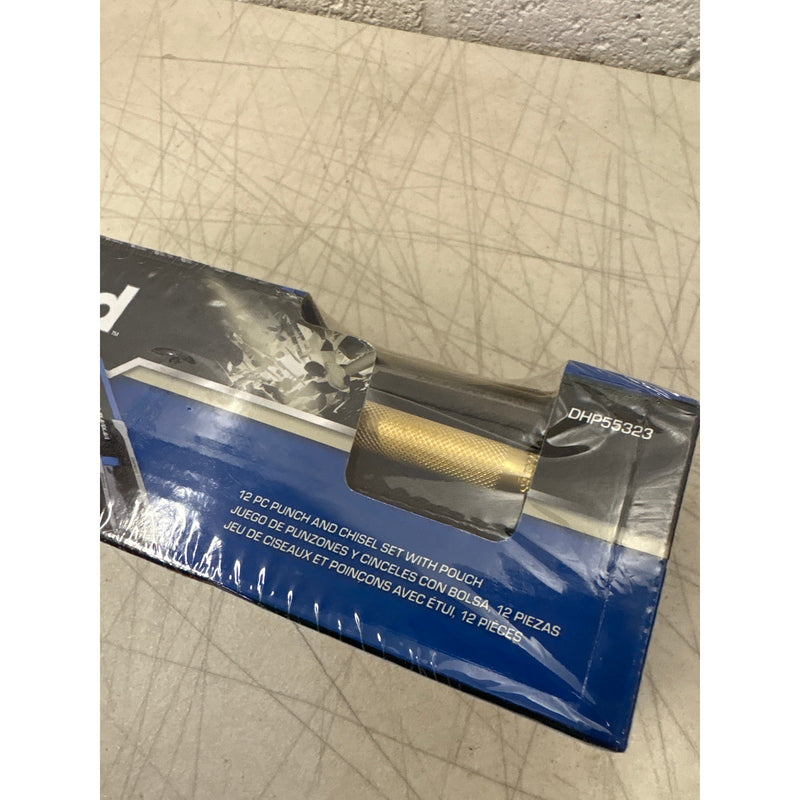 DieHard Punch & Chisel Set with Pouch, 12 Piece, Chrome Vanadium - DHP55323