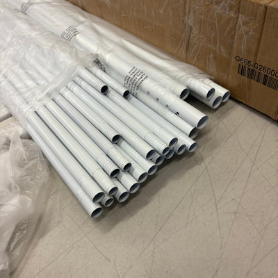 UNKNOWN SIZE Outdoor White Waterproof Gazebo Canopy Tent - 3 Sides w Windows