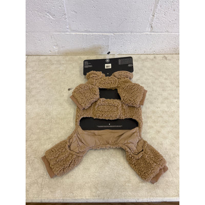 UGG Classic Sherpa Pet PJ's, Hook & Loop Straps, Soft & Cozy, Tan -Large Size