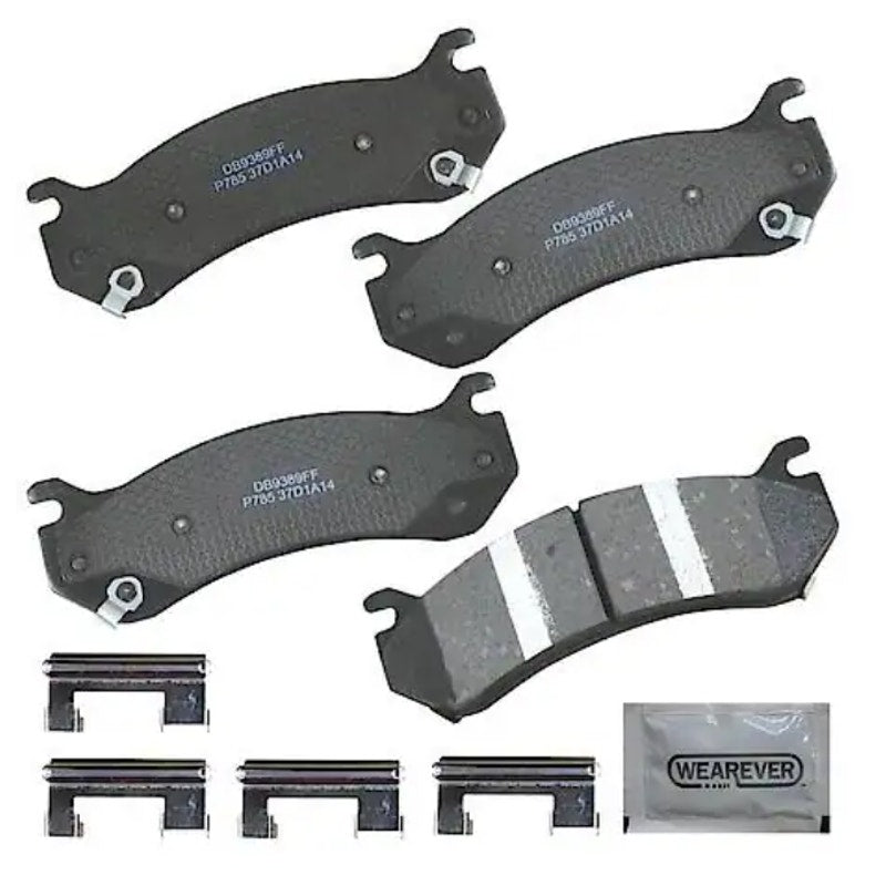 Carquest Professional Platinum Brake Pads w Hardware, Ceramic, Quiet - PXD785H