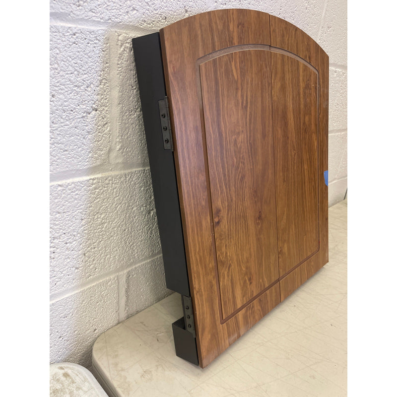 Sportcraft Electronic Dartboard with Closing Wooden Doors, Dart Holders, & Darts