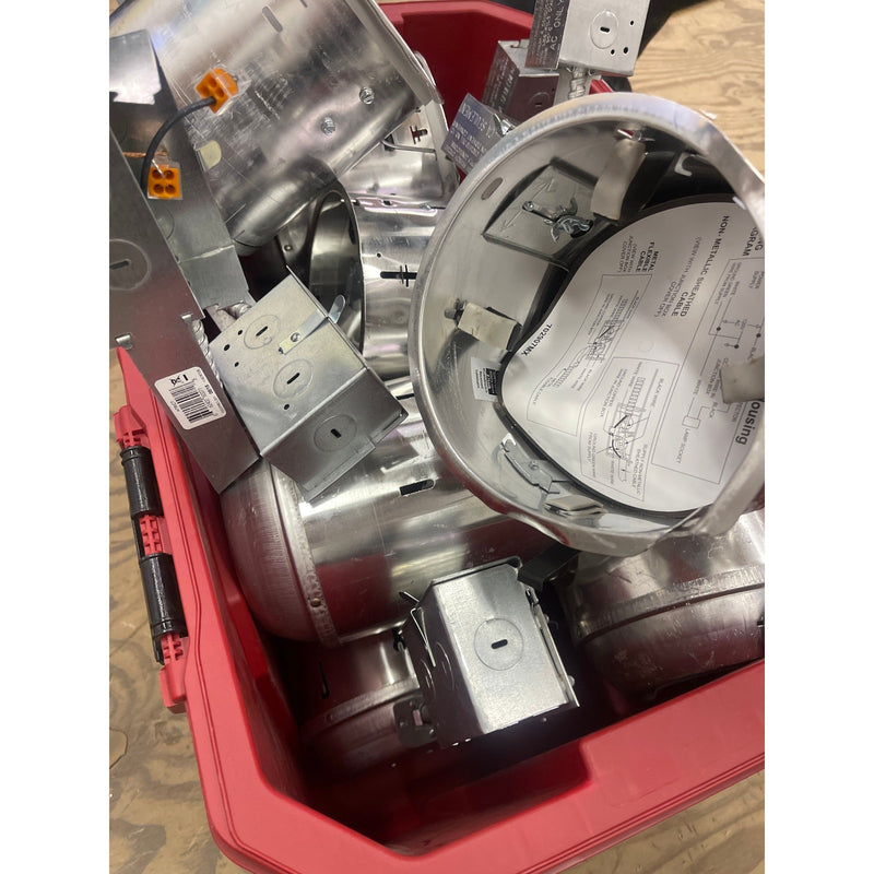Lote de 10 carcasas de aluminio para iluminación empotrada HALO H7 de 6 pulgadas para techo