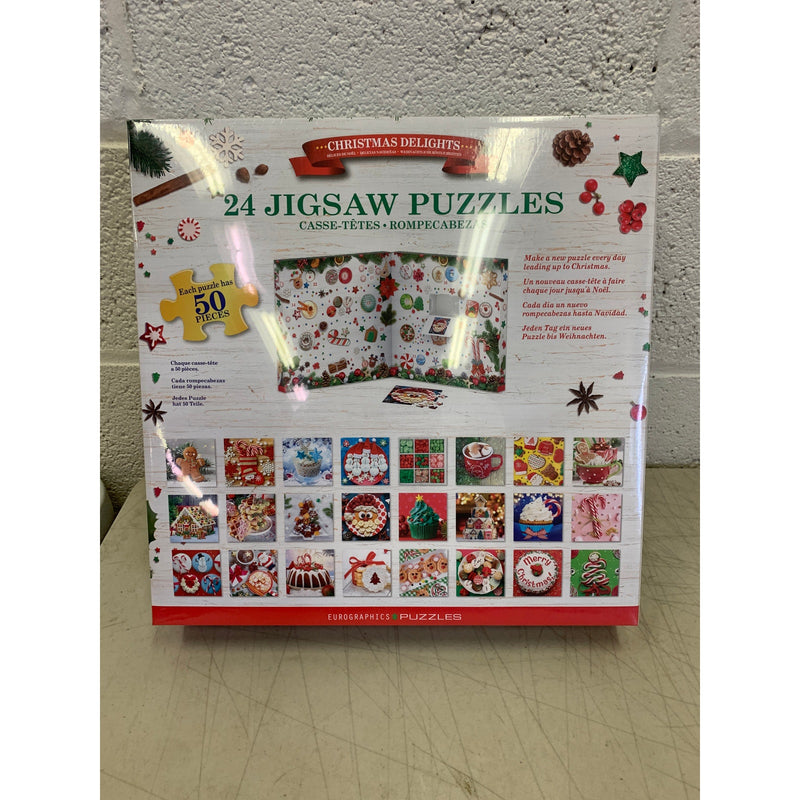 EuroGraphics Puzzles Christmas Delights 50pc Puzzle 24 Day Advent Calendar
