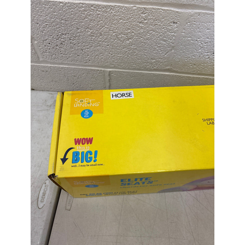 Soft Landing Elite Character Sofa Seat & Transformable Fold-Out Lounger - Horse