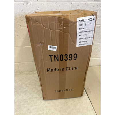 6-Pack Plastic Stools 16.9 Inch Black Nesting Stools Portable Backless, READ