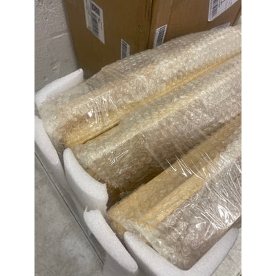 Paquete de 3 baúles apilables de madera maciza Unununu con tapa, 49 cm de ancho