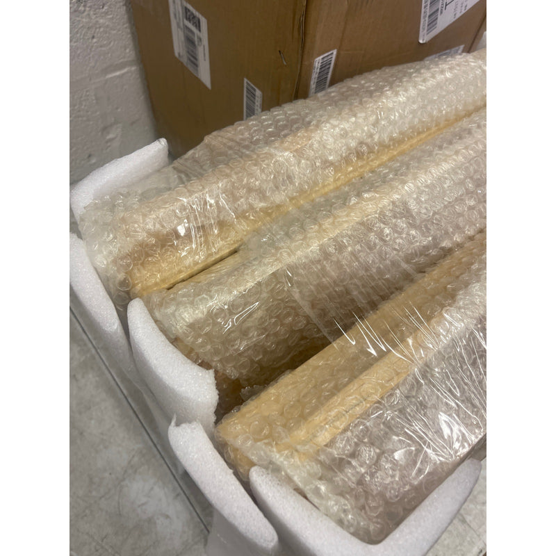 Paquete de 3 baúles apilables de madera maciza Unununu con tapa, 49 cm de ancho