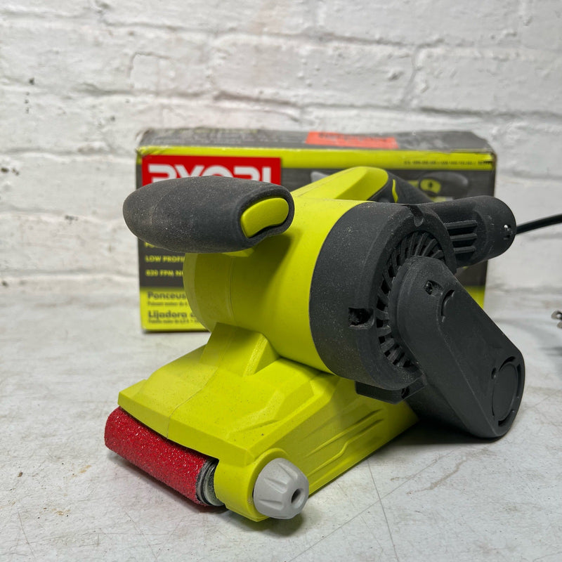 RYOBI 6 Amp Corded 3 in.W x 18 in.L Portable Belt Sander, 820 FRM, SEE DETAILS