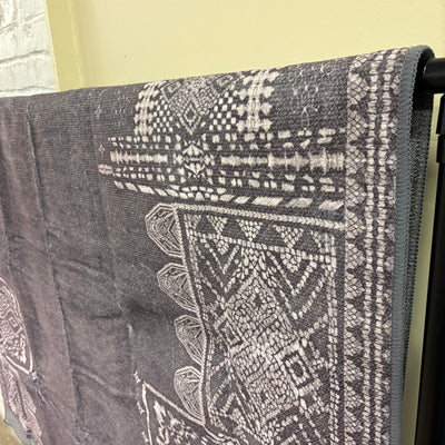 Nicetown 6'x9' Area Rug Thin Machine Washable Non-Slip Stain Resistant - Gray