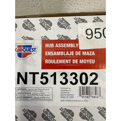 CarQuest Wheel Bearing and Hub Assembly, 5 Studs, Car Parts, Auto - NT513302