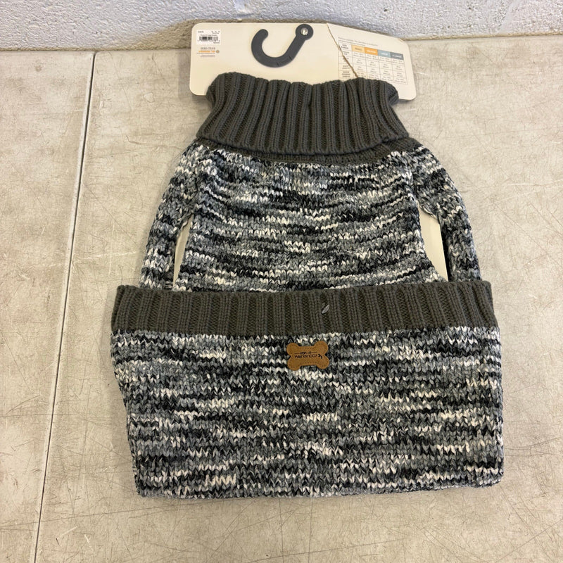 Koolaburra by UGG Pet Aurora Knitted Sweater Dog - 20-21" Collar, Gray - XL