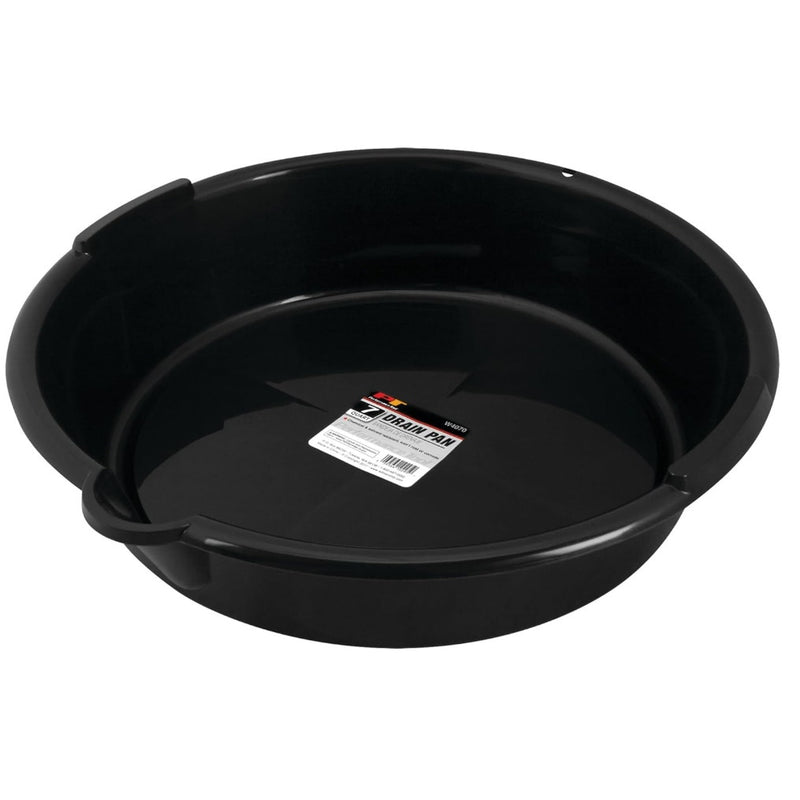 Performance Tool W4070 Drain Pan, 7 Quart Capacity, Oil Change, Car, Auto Tools