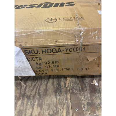 Tribesigns 79" Rectangular Brown Wood Computer Desk Home Office for Two-Person