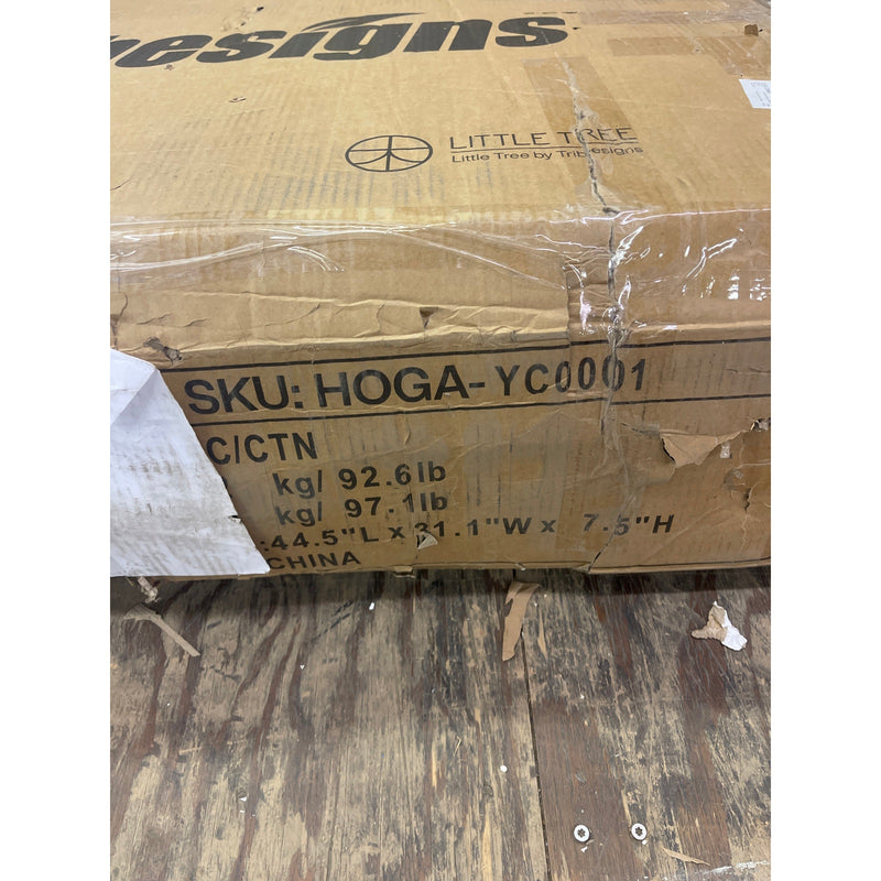 Tribesigns 79" Rectangular Brown Wood Computer Desk Home Office for Two-Person