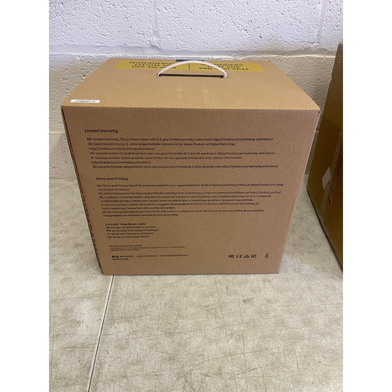 REOLINK 8-Camera System 4K Security w Person Vehicle Detection 24-7 Recording