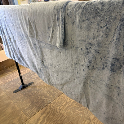 UGG Twin Comforter Set w 1 Pillow Sham, Extra Soft & Fuzzy, Reversible - Blue