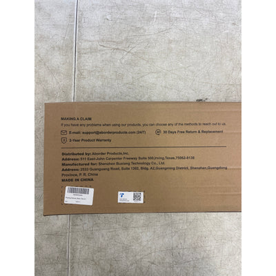 2-Pack Floating Wall Shelves Black 24x8x1.5" Invisible Brackets, Modern Storage