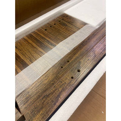 Tribesigns Farmhouse Console Table 70.9" Entryway Table 2-Tier Sofa Table RUSTIC