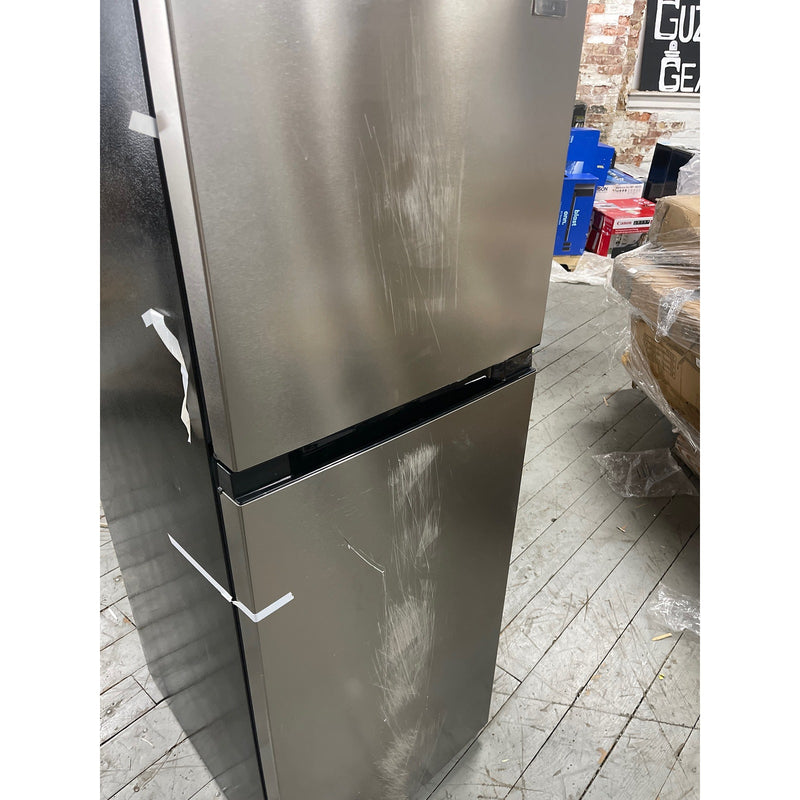 Vissani 10.1 cu.ft. Top Freezer Refrigerator Stainless Steel, COSMETIC BLEMSIHES