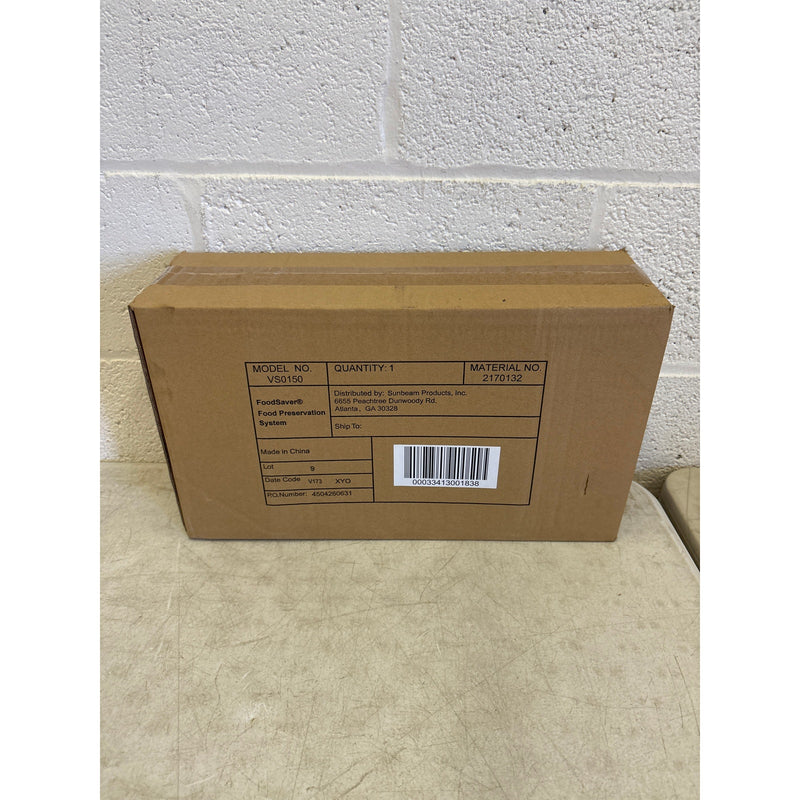 FoodSaver PowerVac Compact Vacuum Sealing Machine Stainless Steel VS0150