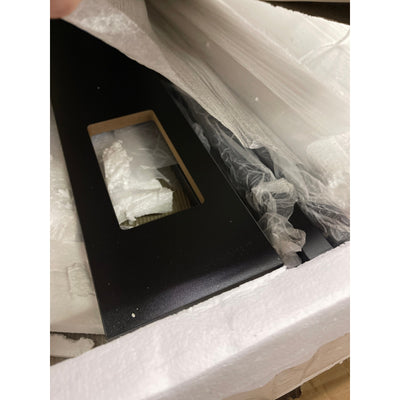 Tribesigns 8FT Conference Table, Modern Boat Shaped Meeting Table White & Black