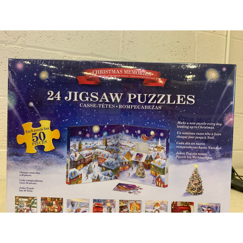 EuroGraphics Puzzles Christmas Memories 50pc Puzzle 24 Day Advent Calendar