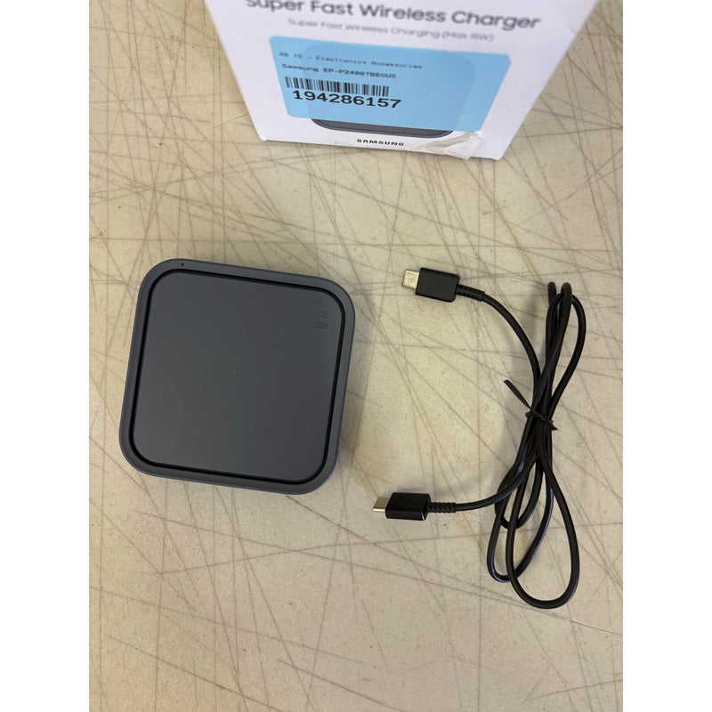Samsung 15W Wireless Charger Single, Cordless Super Fast Charging Pad