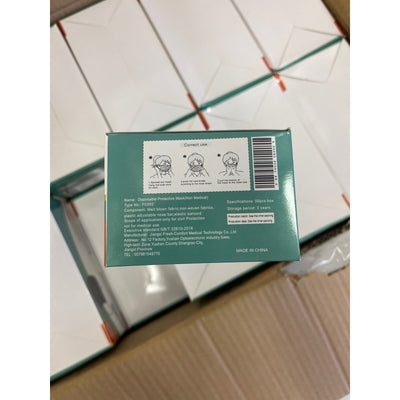 Fresh&Comfort 2000 pcs Disposable Face Masks 3Ply, 50 pcs in Each Box - Black