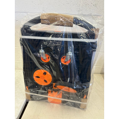 TORRYZA Folding Shopping Cart, Multi use Functional Collapsible Cart, 360 Wheels